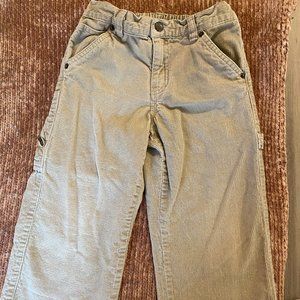 Greendog Beige Corduroy Pants with Pocket Details - 4T